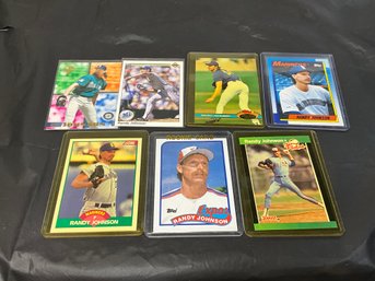 Randy Johnson Card Lot With Rookies
