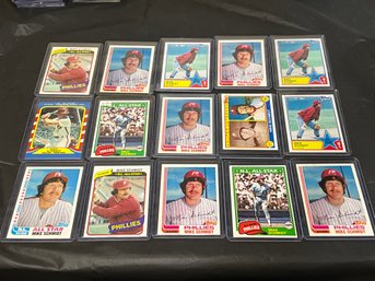 Vintage Mike Schmidt Card Lot