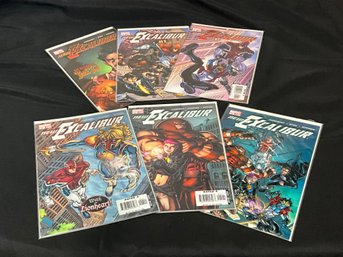 New Excalibur #4-9 Comic Book Lot