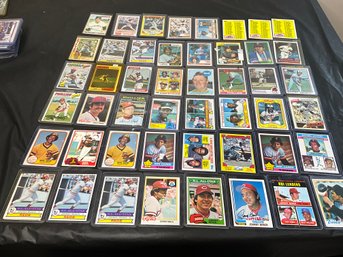 Vintage Baseball Card Lot With Bench, Smith, Carew, Henderson, Murray And More