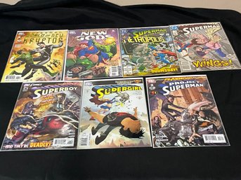 Superman, Superboy And Supergirl Comic Book Lot