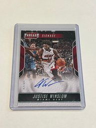 Justise Winslow 2016-17 Threads Signage Autograph /49