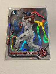 Jeter Downs 2022 Bowman Chrome Lava Refractor Rookie Prospect /399