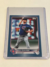 Zach Davies 2022 Topps Mini Blue /10