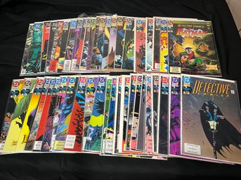Large Lot Of Detective Comics Batman