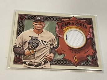 Anthony Rizzo 2022 Topps Game-used Memorabilia Jersey Card