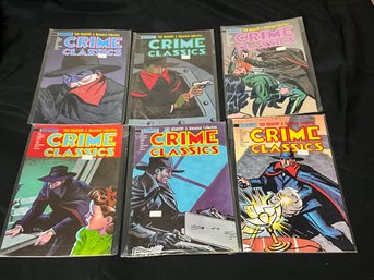Crime Classics Comic Book Lot #4-9