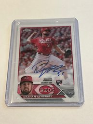 Graham Ashcraft 2023 Topps Chrome Rookie Autograph