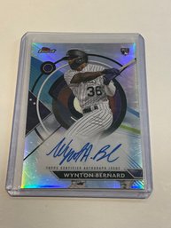 Wynton Bernard 2023 Topps Finest Rookie Autograph