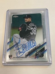 Ryan Castellani 2021 Topps Chrome Rookie Autograph