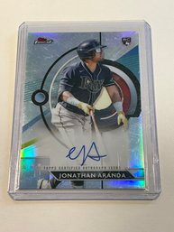 Jonathan Aranda 2023 Topps Finest Rookie Autograph