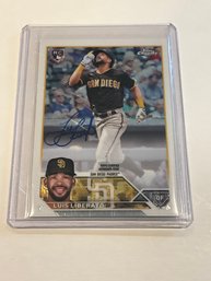 Luis Liberato 2023 Topps Chrome Rookie Autograph