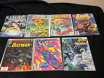 DC Comic Book Lot With Superman, Arok, Batman, Batgirl, Firestorm, Legion & All-star Squadron