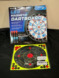 LED Magnetic Dartboard And Highwild Adhesive Targets