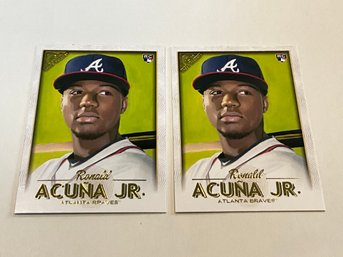2 Ronald Acuna Jr 2018 Topps Gallery Rookie Cards