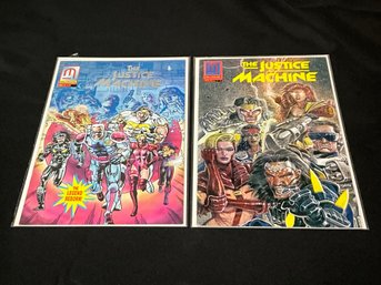 The Justice Machine #1 & 2 Comic Books