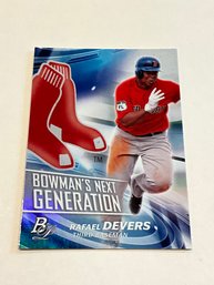 Rafael Devers 2017 Bowman Platinum Bowmans Next Generation Prospect Rookie