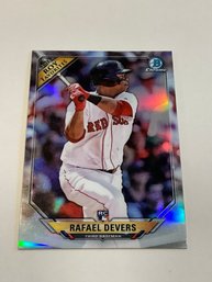 Rafael Devers 2018 Bowman Chrome ROY Favorite Rookie