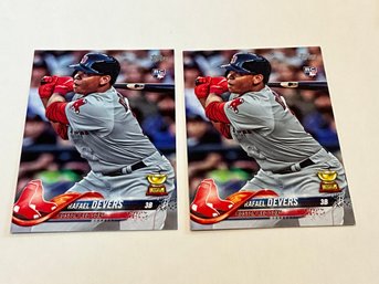 2 Rafael Devers 2018 Topps Rookie Cards