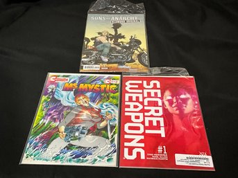 1st Issues Of Sons Of Anarchy, Secret Weapons & Ms Mystic