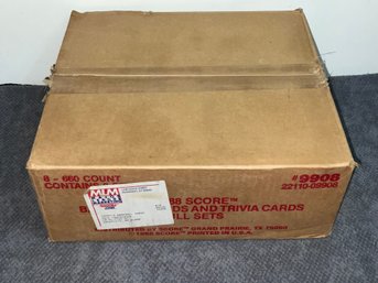 Case Of 1988 Score Baseball, 8 Complete Sets