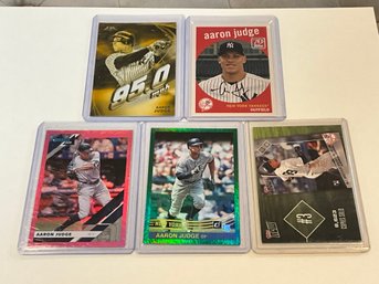 Aaron Judge Insert And Parallel Lot With Green Foil, Pink And More