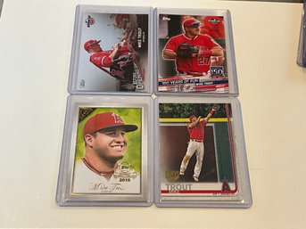 Mike Trout Lot With Parallels