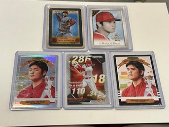 Shohei Ohtani Insert Card Lot