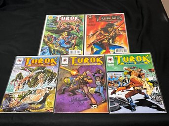 Turok Comic Books #3, 5, 6, 34 & 37
