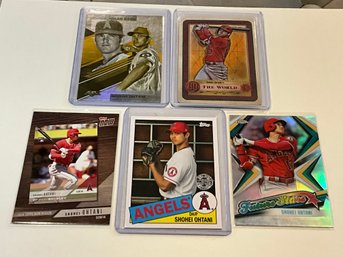 Shohei Ohtani Baseball Insert Card Lot