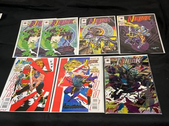 Ninjak Comic Books Including #0, 00 And 1