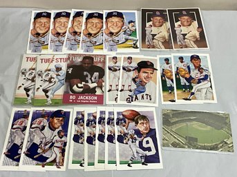 Mickey Mantle, Bo Jackson And Other Sports Postcards