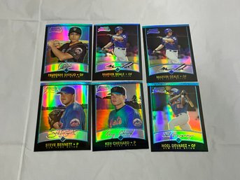 2001 Bowman Chrome Refractor NY Mets Rookie Lot