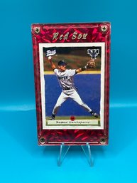 Nomar Garciaparra 1995 Best Rookie In Custom Red Sox Holder