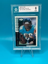 Fred Taylor 1998 Score Rookie Graded BGS 8