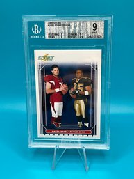 Matt Leinart & Reggie Bush 2006 Score Rookie Graded BGS 9