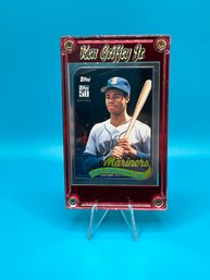 Ken Griffey Jr Card In Custom Case Holder