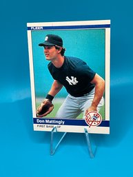 Don Mattingly 1984 Fleer Rookie Card