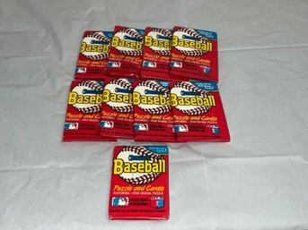 9 Packs Of 1988 Donruss Baseball