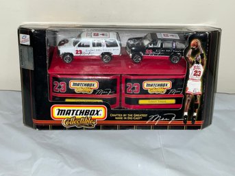 Michael Jordan 1999 Matchbox Collectibles Chicago Bulls 2-Car Set