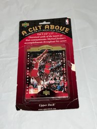 Michael Jordan Upper Deck A Cut Above Sealed Card Set