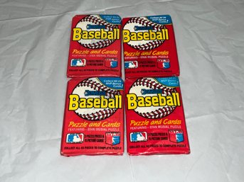 4 Packs Of 1988 Donruss Baseball