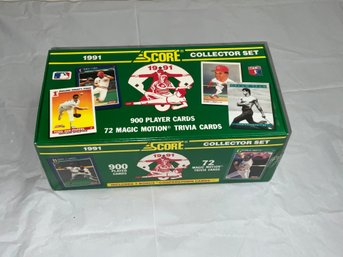 Sealed 1991 Score Baseball Collector Set