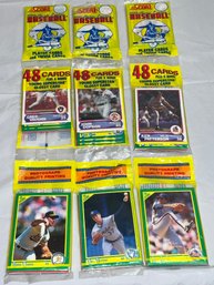 3 Rack Packs Of 1990 Score Baseball