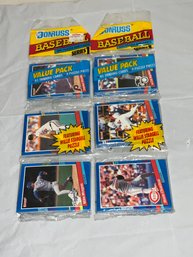 2 Rack Packs Of 1991 Donruss Baseball