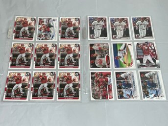 Mike Trout & Shohei Ohtani Baseball Card Lot