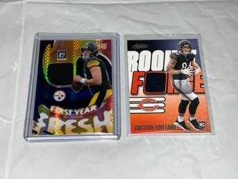 Will Howard & Colston Loveland Rookie Jersey Cards