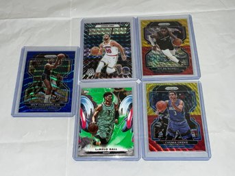 Basketball Parallel Lot With Curry, Chamberlain, Ball & Others