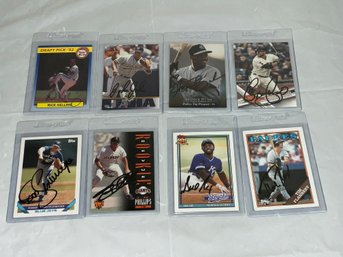 Group Of Signed Baseball Cards