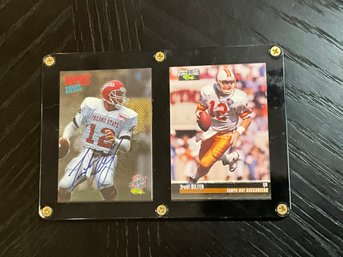 Trent Dilfer Autographed Football Card With COA